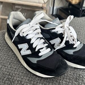 New Balance Black and Gray Athletic Shoes